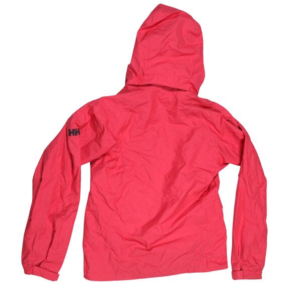 Helly Hansen womens sz XS bright pink rain coat jacket full zip - Picture 3 of 5